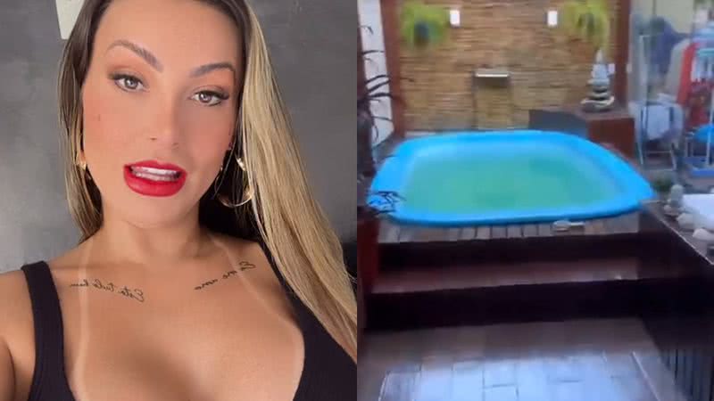 Andressa Urach exibiu sua residência em Porto Alegre - Reprodução/Instagram