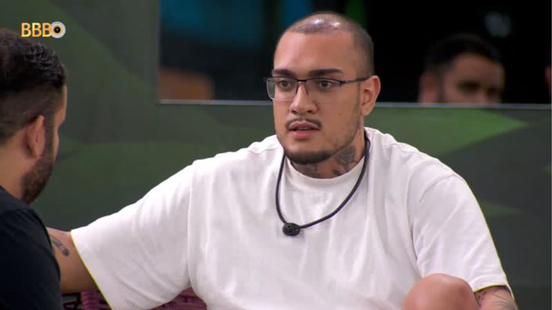 MC Bin Laden pediu perdão para Michel no BBB 24 - Foto: Reprodução/Globoplay