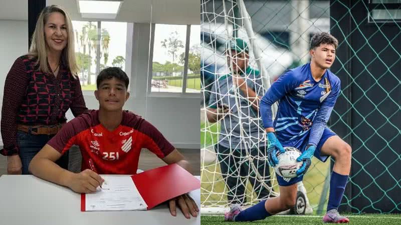 Filho de Eliza Samudio é goleiro de base aos 14 anos - Reprodução/Instagram