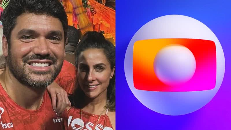 Carol Barcellos e Marcelo Courrege poderão ser dispensados de uma cobertura internacional na Globo - Reprodução/Instagram/Globo