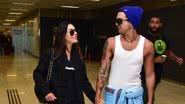 Jade Magalhães e Luan Santana desembarcaram juntos - Fotos: Divulgação/AgNews