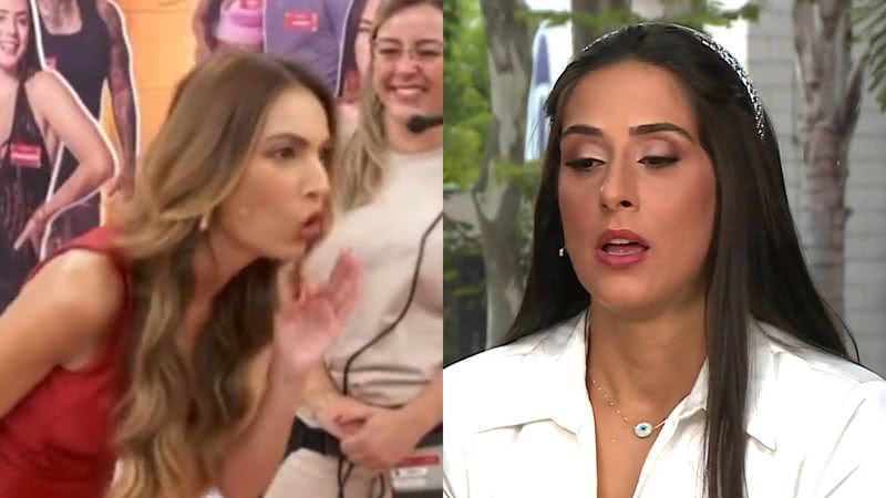 Patrícia Poeta debocha após eliminação de Deniziane do BBB 24: "Já saiu" - Reprodução/TV Globo