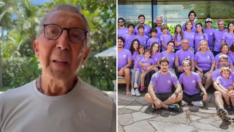 Quantos netos Abilio Diniz deixou? Empresário já era bisavô em família enorme - Reprodução/Instagram