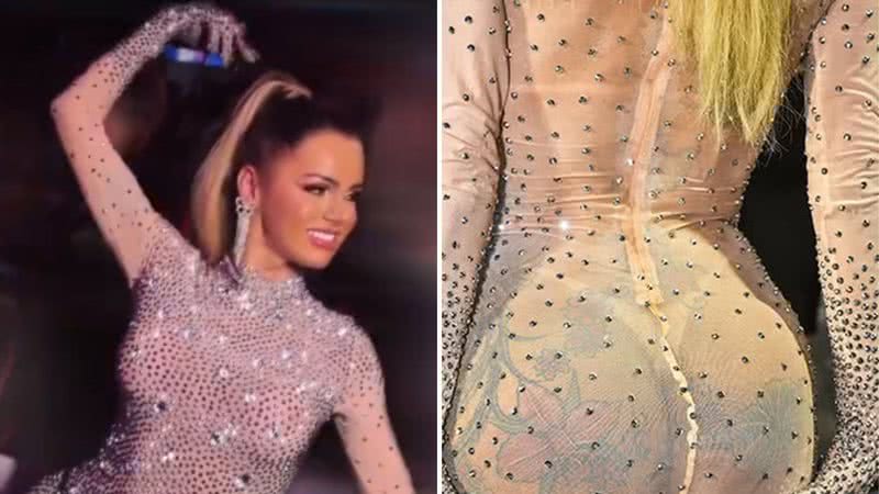 Rainha de Bateria trans, Thalita Zampirolli tira calcinha para usar vestido de R$ 15 mil - Reprodução/Instagram/gshow