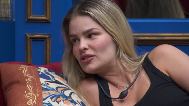 Yasmin Brunet afirmou que não confia em Marcus no BBB 24 - Foto: Reprodução/Globoplay