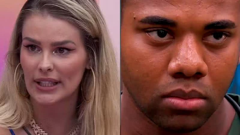 BBB 24: Yasmin dá lição de moral em Davi e leva invertida: "Se intrometendo" - Reprodução/Globo