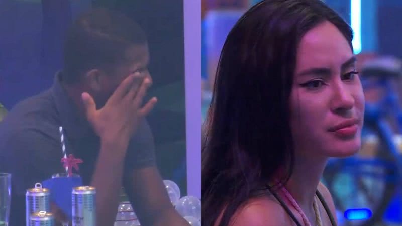 BBB 24: Chorando, Davi confessa sentimentos e ciúmes de Isabelle: "Coração" - Reprodução/TV Globo