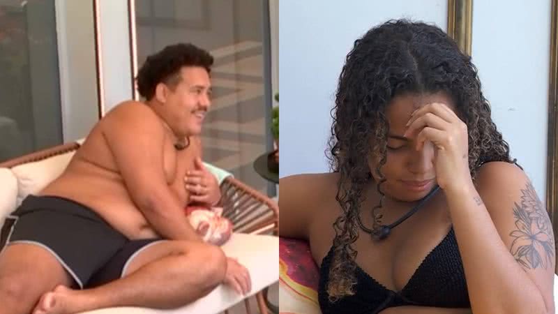 BBB 24: Lucas expõe sonho com Pitel, causa climão e toma invertida: "Para" - Reprodução/TV Globo