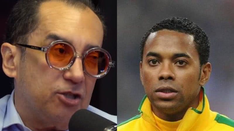 Jorge Kajuru acusou Robinho de ter sido sócio de um traficante de drogas - Reprodução/TikTok/CBF