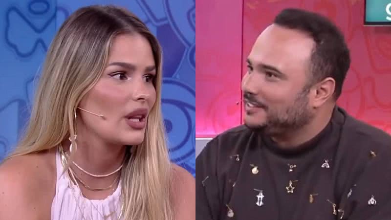 BBB 24: Yasmin Brunet dá invertida e deixa Ed Gama sem graça: "Como assim?" - Reprodução/TV Globo