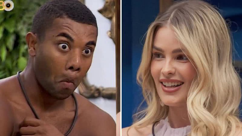 A modelo Yasmin Brunet tem uma mudança assustadora com Davi após uma atitude do brother no BBB 24; saiba o que aconteceu - Reprodução/Globo