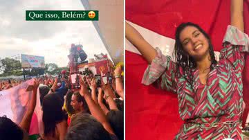 A ex-BBB Alane Dias é ovacionada por multidão ao voltar para o Pará após BBB 24; confira vídeos - Reprodução/Instagram
