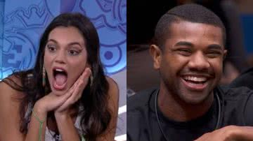 BBB 24: Alane fica perplexa ao descobrir favoritismo de Davi: "Vai ganhar" - Reprodução/TV Globo