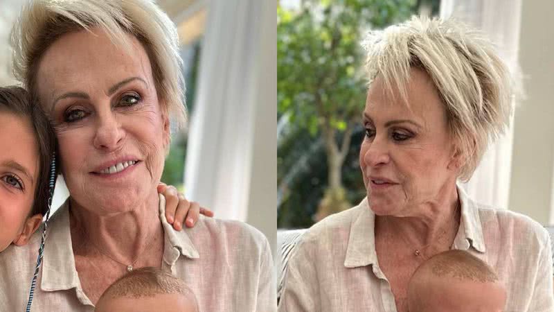 Ana Maria Braga surge com as netinhas em cliques raríssimos: "Todo o amor" - Reprodução/Instagram