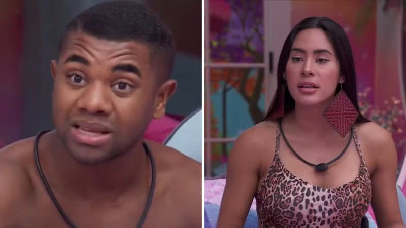 Davi e Isabelle discutem e trocam farpas - Reprodução/TV Globo