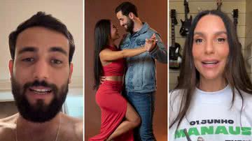 Com Ivete escutando, Matteus promete beijar Isabelle e dá sinais sobre futuro - Reprodução/Instagram/TV Globo