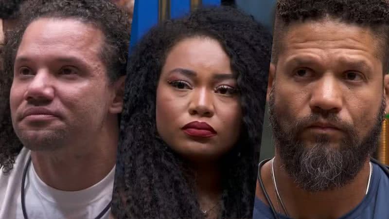 Maycon, Thalyta e Juninho no BBB 24 - (Foto: Reprodução/TV Globo)