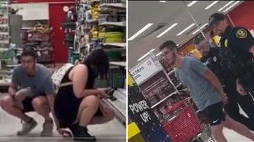 Homem é preso após filmar as partes íntimas de uma mulher no mercado - Reprodução/Twitter