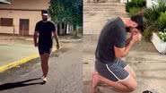 Após BBB 24, Matteus Amaral faz caminhada descalço para pagar promessa: "Fé" - Reprodução/Instagram