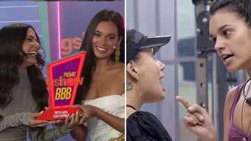 Rivais no jogo, Alane e Fernanda reagem à torcida por casal - Reprodução/TV Globo
