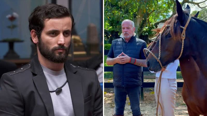 Matteus Amaral, o vice-campeão do BBB 24, ganha cavalos de ex-diretor da Globo; veja vídeo - Reprodução/Instagram