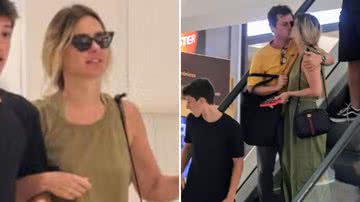 Ao lado do marido e filho caçula, a atriz Carolina Dieckmann curte tarde em família em shopping do Rio de Janeiro; veja - Reprodução/AgNews