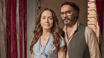 Dona Patroa (Camila Morgado) e Rachid (Almir Sater) de Renascer - Divulgação/Globo