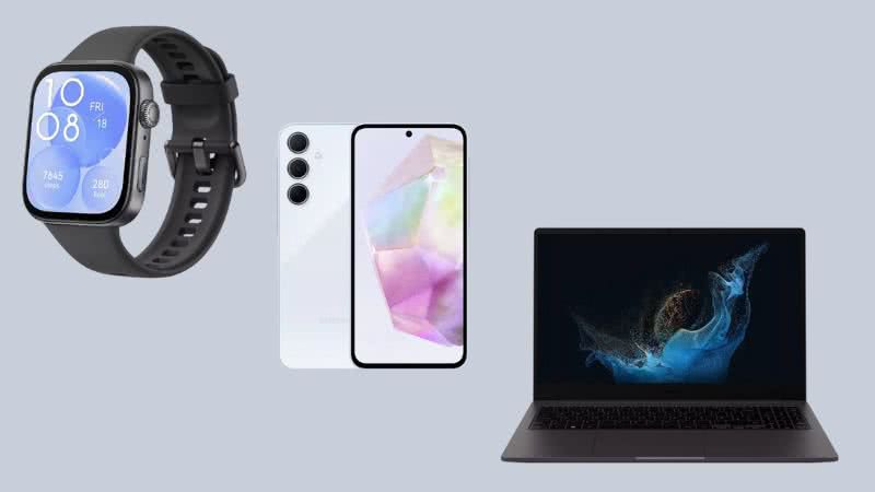 Smartwatch, notebook, tablet e muitos outros itens em oferta - Reprodução/Mercado Livre