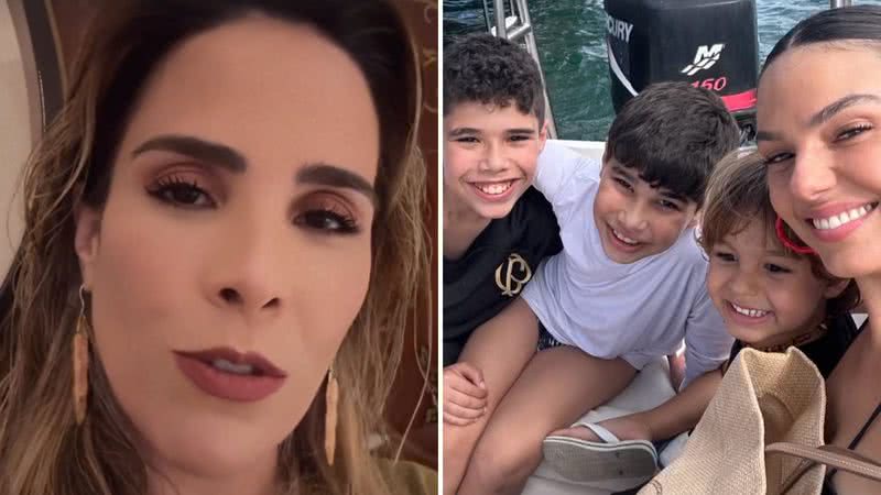 Filhos de Wanessa passearam com Isis Valverde enquanto a mãe está doente - Reprodução/Instagram