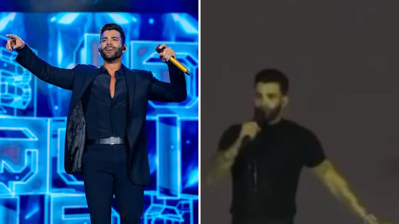 Gusttavo Lima pausa show e dá bronca em fã que estava fumando maconha - Reprodução/Instagram