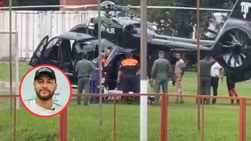 Um helicóptero particular do jogador Neymar Jr. com mantimentos chega no Rio Grande do Sul; veja - Reprodução/Instagram