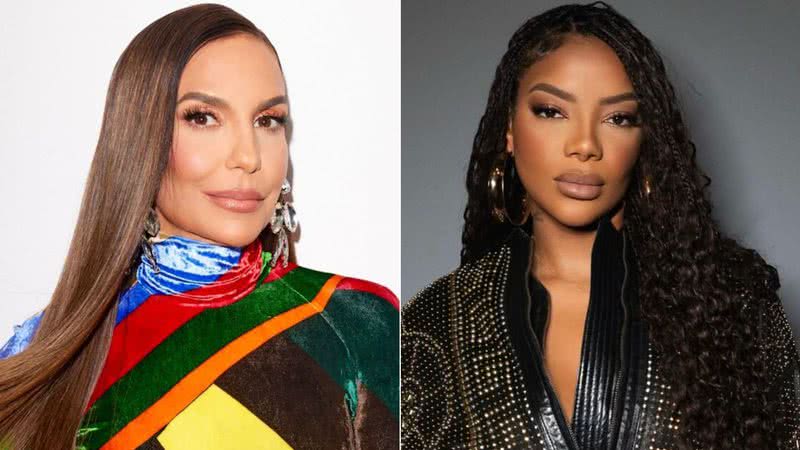 Montagem de fotos de Ivete Sangalo e Ludmilla - Foto: Reprodução/Instagram @ivetesangalo @ludmilla