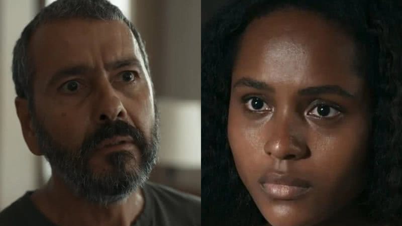 José Inocêncio (Marcos Palmeira) e Maria Santa (Duda Santos) de Renascer - Reprodução/Globo