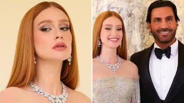 A atriz Marina Ruy Barbosa brilha em vestido luxuoso ao lado do noivo, Abdul Fares, durante o prestigiado Cannes; veja - Reprodução/BrazilNews