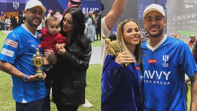 Neymar curte evento na Arábia Saudita com duas ex-namoradas - Reprodução/Instagram