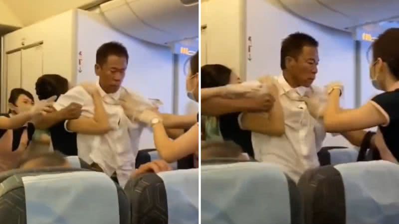 Passageiros brigam por assento em voo e comissária é agredida com cotovelada - Reprodução/Twitter