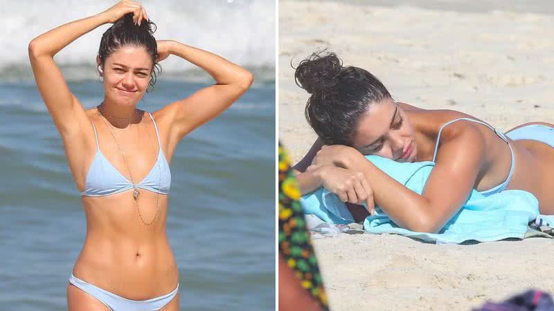 Sophie Charlotte curte dia de praia no Rio e posa deslumbrante para fotos - Dilson Silva / AgNews