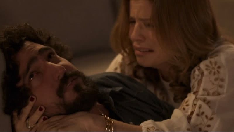 Tertulinho (Renato Góes) e Deodora (Debora Bloch) de Mar do Sertão - Reprodução/Globo