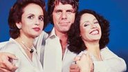 Sonia Braga, Reginaldo Faria, and Joana Fomm em Dancin' Days, em 1978 - Foto: Reprodução/Arquivo Globo