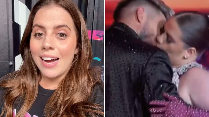 Casada, Tati Machado expõe combinado para beijo na 'Dança' e reação do marido - Reprodução/Instagram/TV Globo