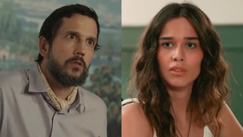 Egídio (Vladimir Brichta) e Mariana (Theresa Fonseca) de Renascer - Reprodução/Globo