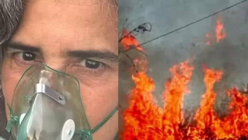 Invasores causam incêndio em fazenda de Lúcia Veríssimo: "Feliz por estar viva" - Reprodução/Instagram