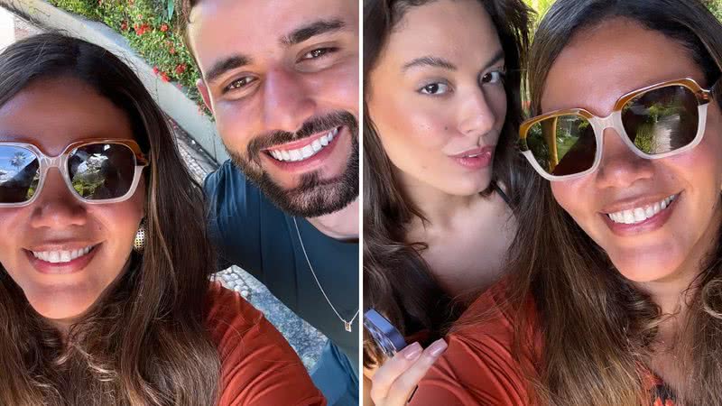 A influenciadora e cozinheira Mani Rêgo se diverte com ex-BBBs enquanto Davi Brito, campeão do BBB 24, fica de fora; confira - Reprodução/Instagram