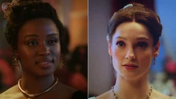 Michaela Stirling (Masali Baduza) e Francesca Bridgerton (Hannah Dodd) em "Bridgerton" - Divulgação/Netflix