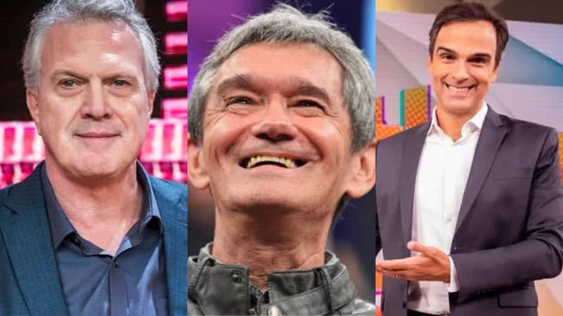 Pedro Bial, Serginho Groisman e Tadeu Schmidt: os maiores salários da Globo - Reprodução/Globo