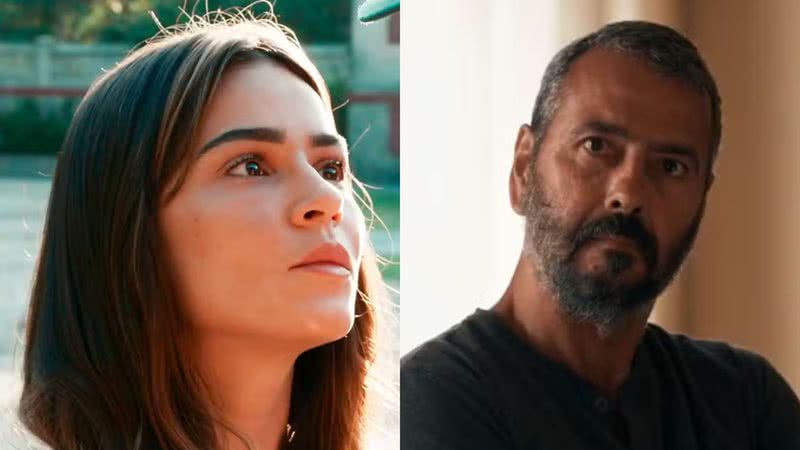 Sandra (Giullia Buscacio) e José Inocêncio (Marcos Palmeira) de Renascer - Reprodução/Globo