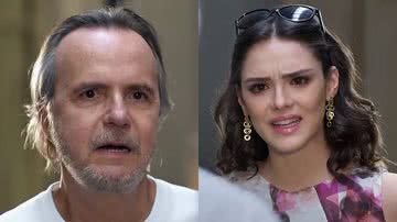 Sarmento (Tato Gabus Mendes) e Cida (Isabelle Drummond) de Cheias de Charme - Reprodução/Globo