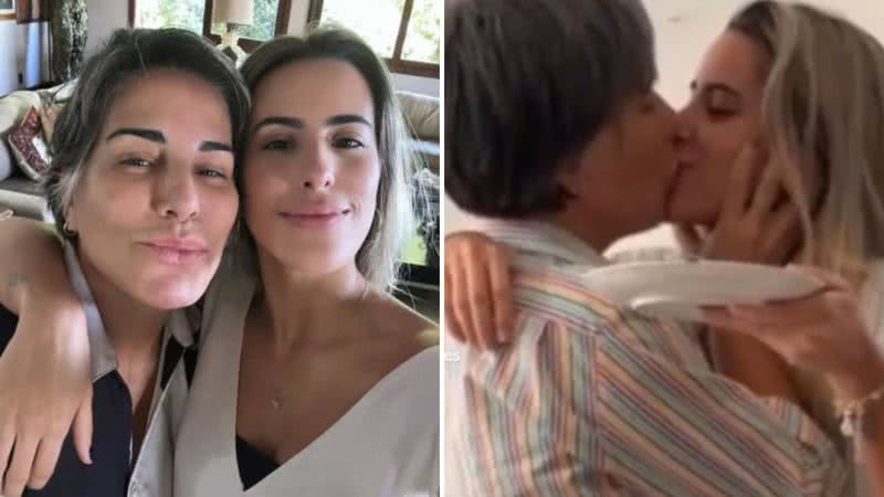 Selinho entre Glória Pires e filha: Especialista aponta riscos em beijar os filhos na boca - Reprodução/Instagram