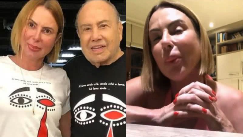 Mulher de Stênio Garcia explica vídeo vazado dela beijando amiga: "Problema" - Reprodução/Instagram