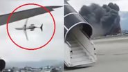 Tragédia! Após decolagem, avião cai, explode e mata 18 pessoas; veja o vídeo - Reprodução/Reuters